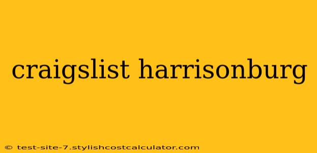 craigslist harrisonburg